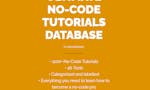 The Ultimate No-Code Tutorial Database image