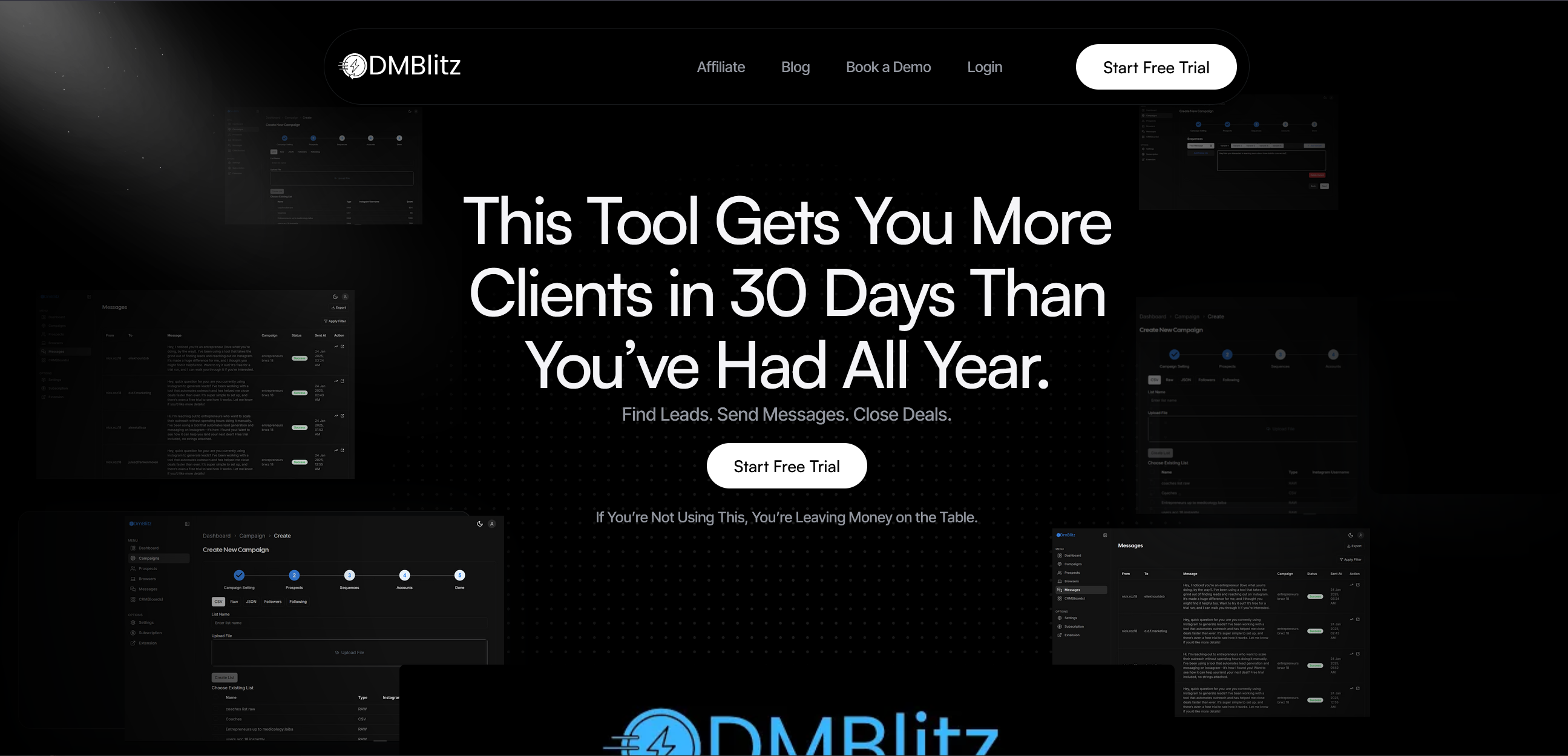 dmblitz - Instagramでのコールドアウトリーチ - 次のクライアントをより速く見つけるメディア2