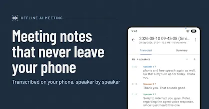 Offline AI Meeting: Note Taker gallery image