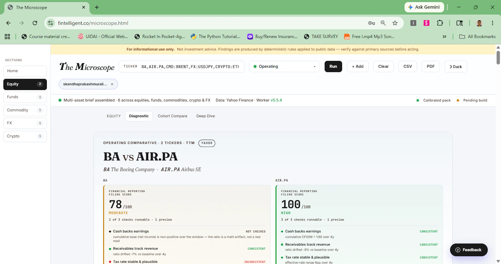 Microscope - Investment Analytics screenshot 3