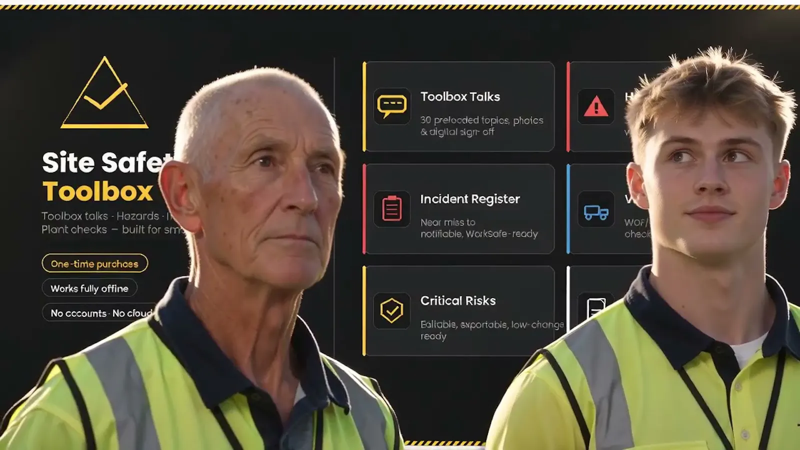 Workplace Safety App Site Safety Toolbox screenshot 1 (video preview)