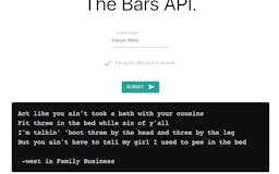 The Bars API media 1