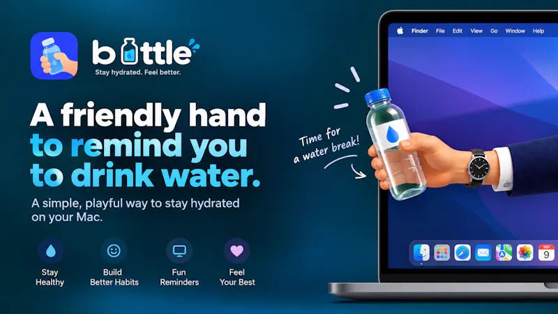 Bottle: Hydration Reminder screenshot 1