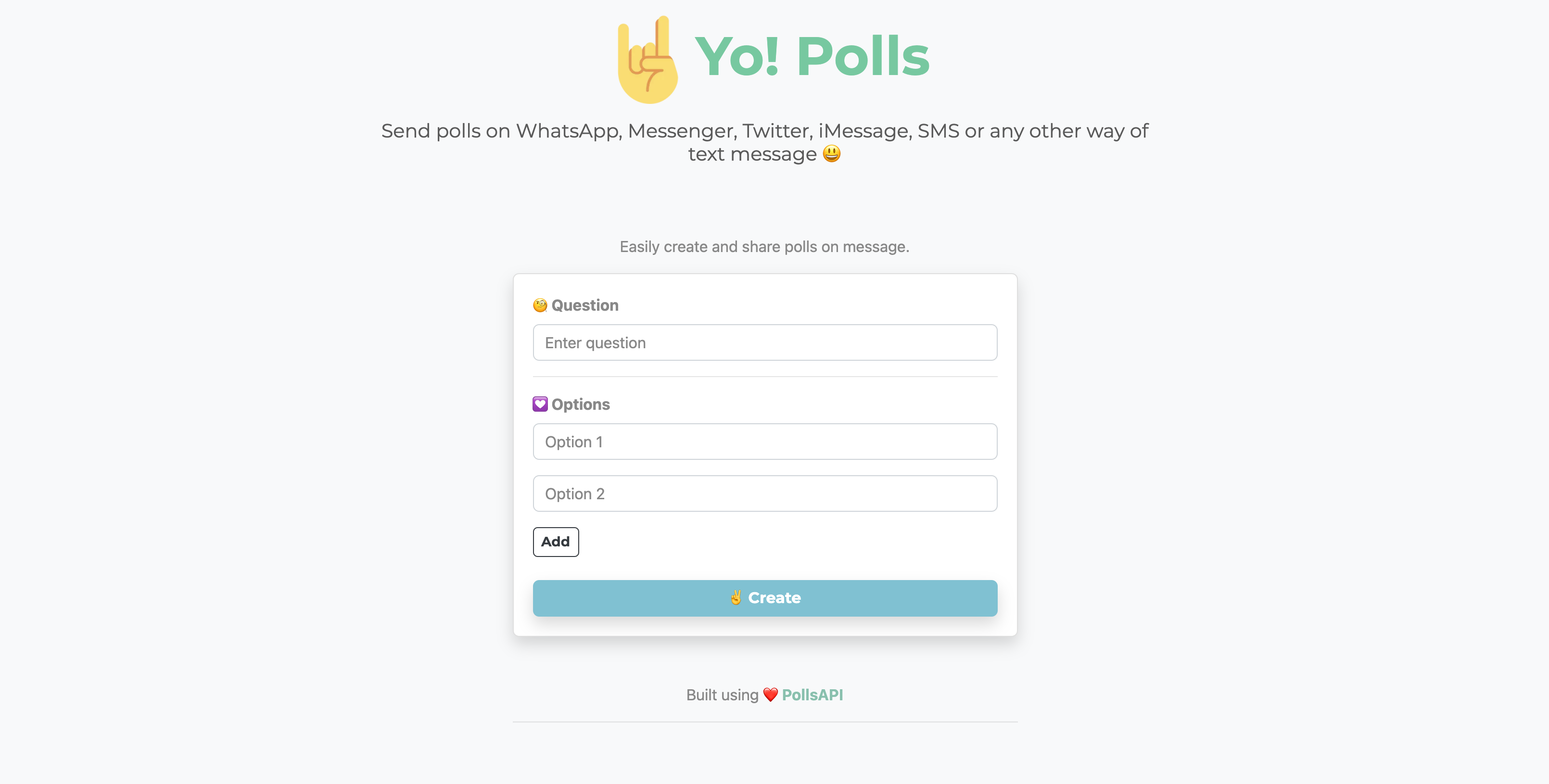 Yo! Polls gallery image
