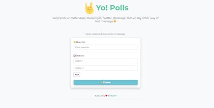 Yo! Polls gallery image