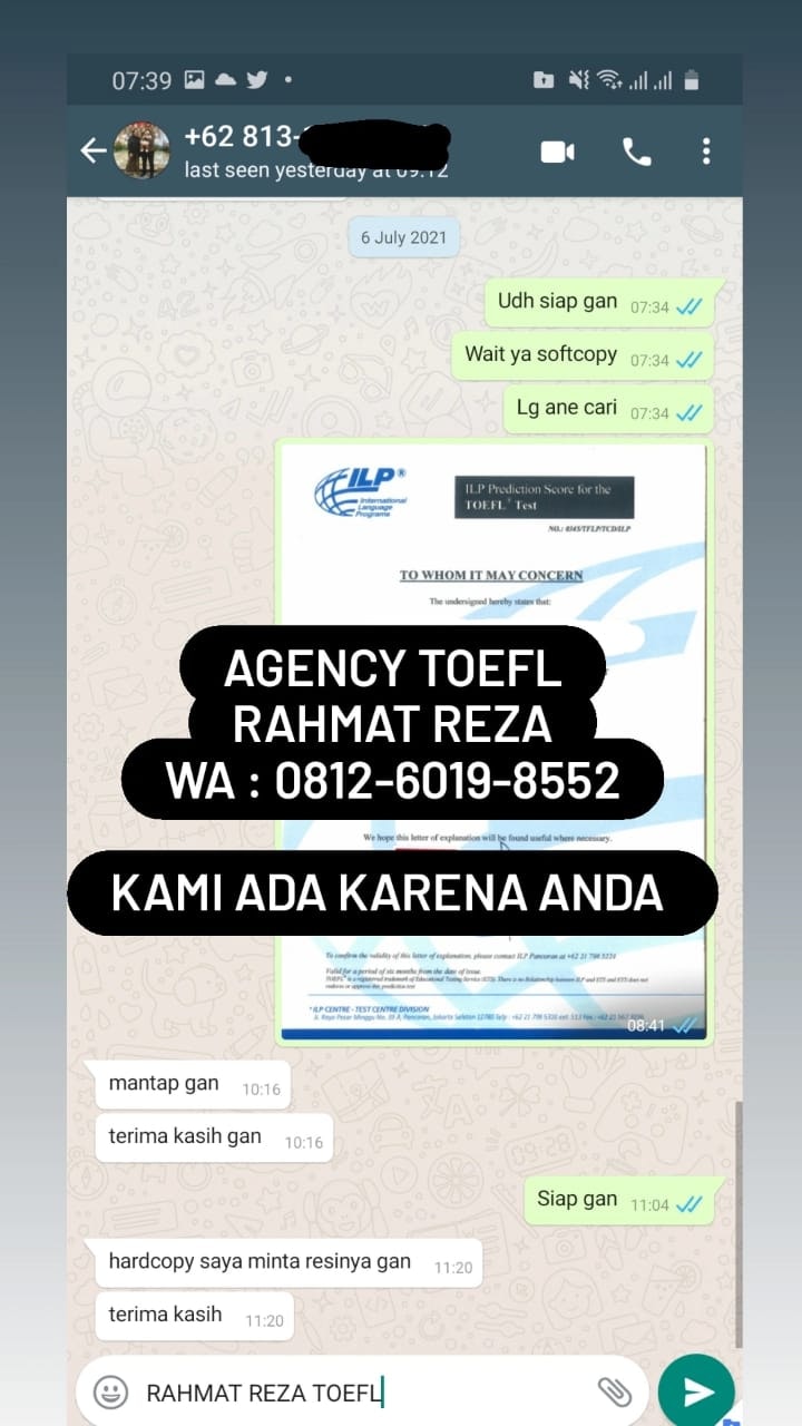 Jasa TOEFL ITP dan IELTS Resmi gallery image