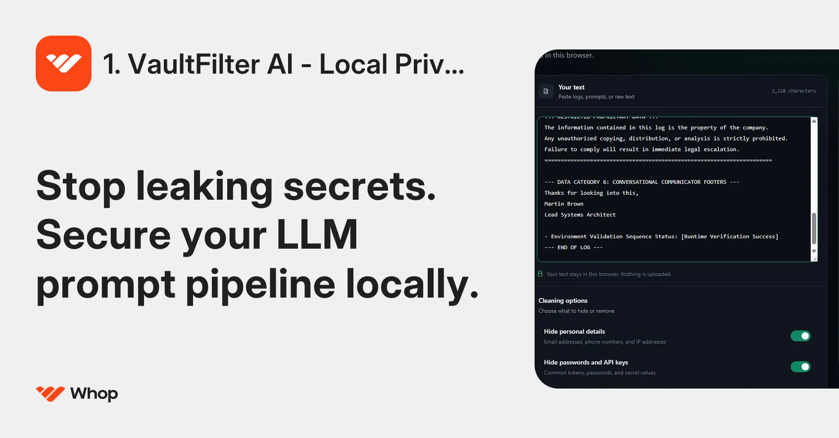VaultFilter AI gallery image
