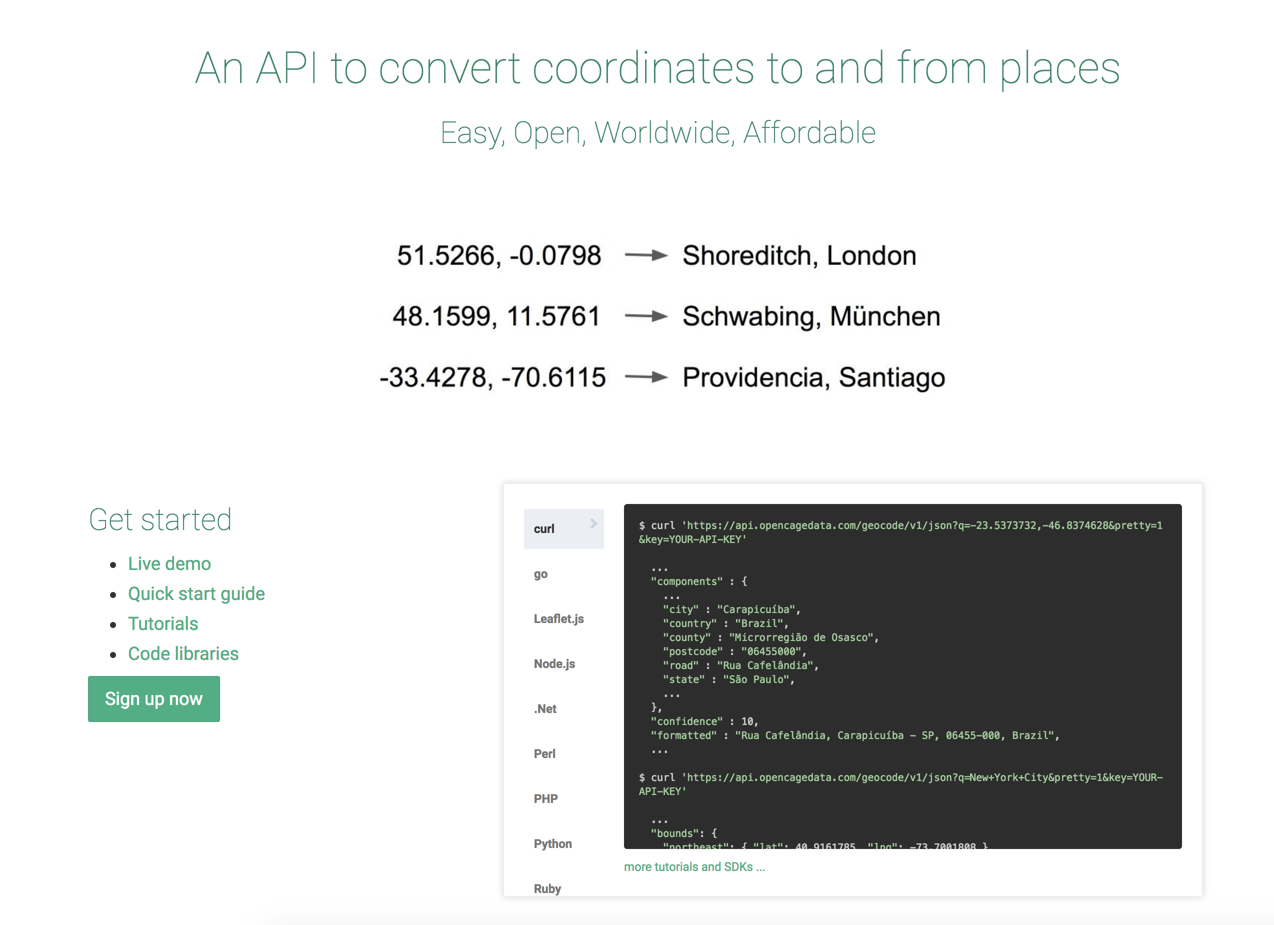 OpenCage Geocoder gallery image
