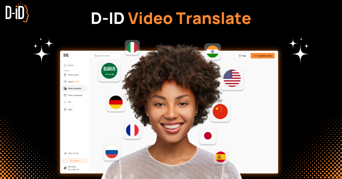 startuptile D-ID Video Translate-Instant video translation