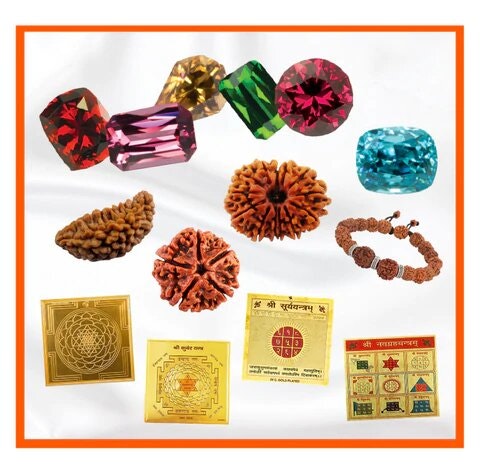 Gemstones, Rudraksha, Mala, Yantras