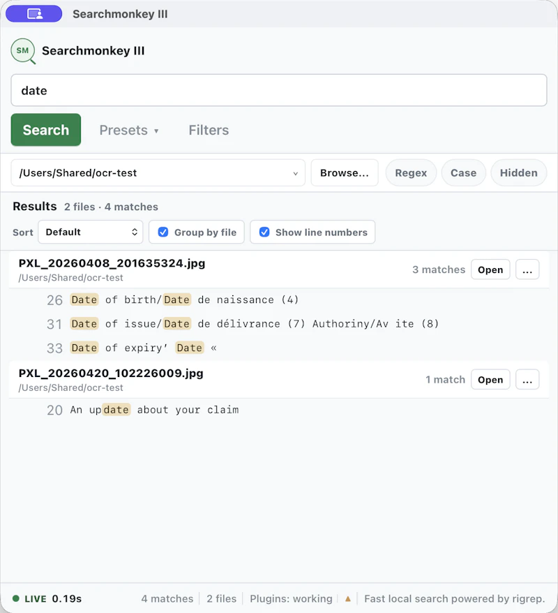 Searchmonkey III screenshot 4