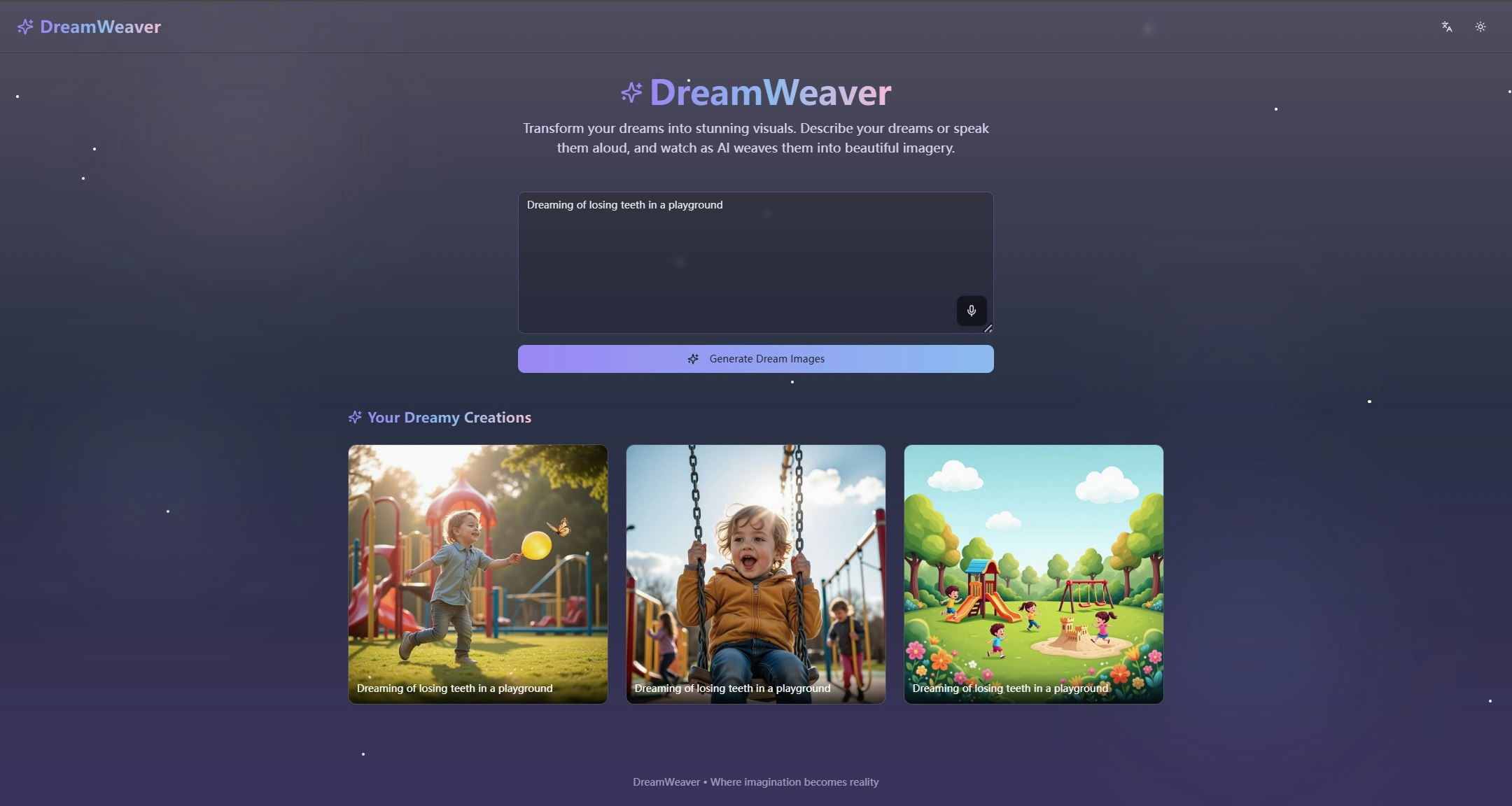 Dream Weaving media 2