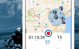 EatSleepRIDE Motorcycle GPS app media 1