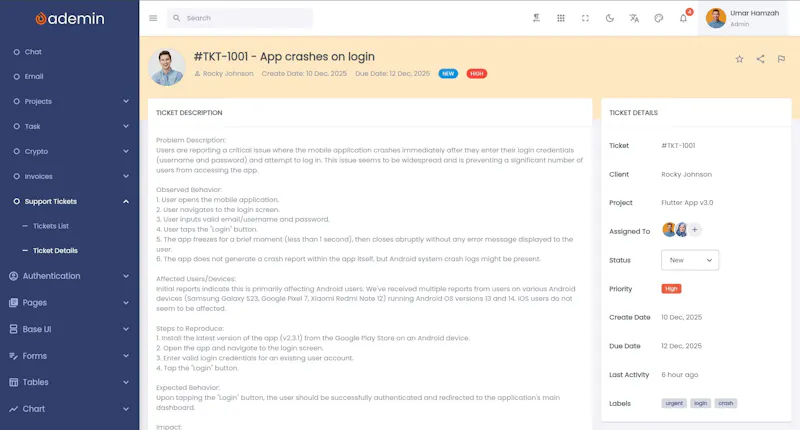 FlutKit Ademin screenshot 29