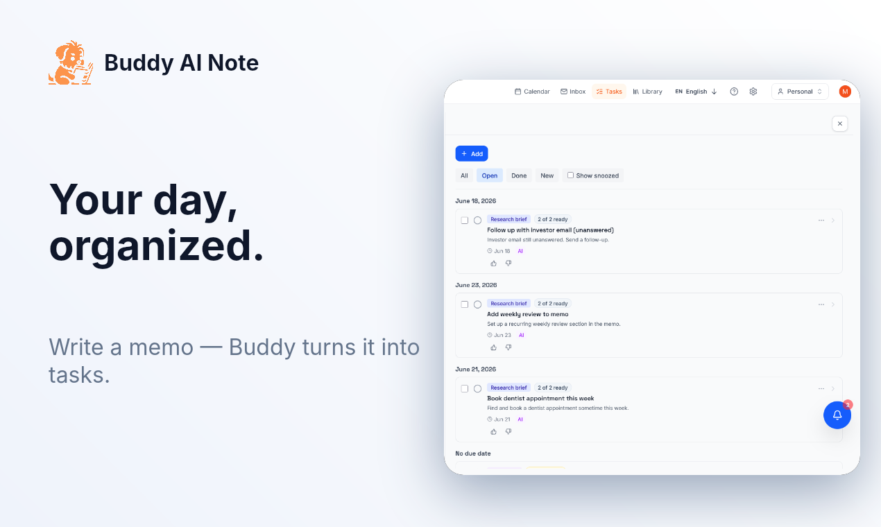 Buddy AI Note gallery image