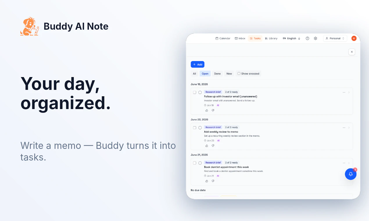Buddy AI Note 截图 3