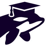 LessonOrca - Product Hunt launch logo and brand identity