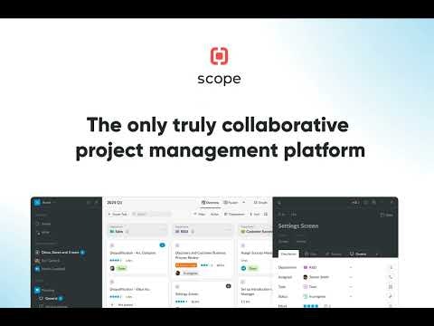 startuptile Scope-The only truly collaborative project management platform