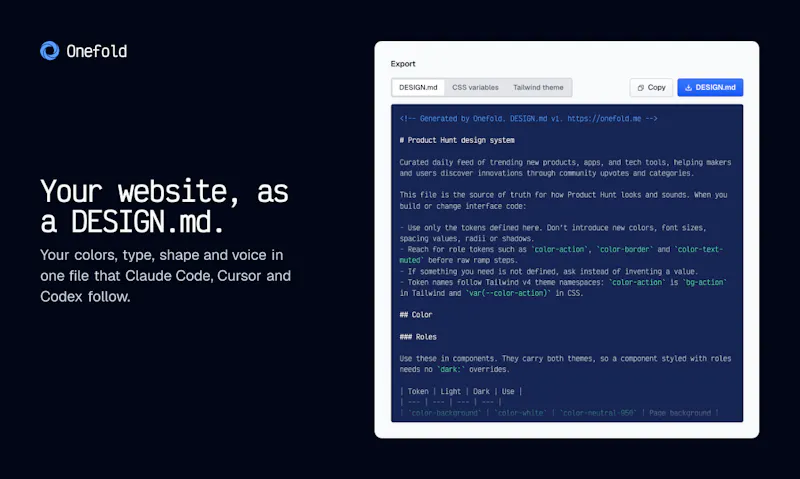 Onefold screenshot 2