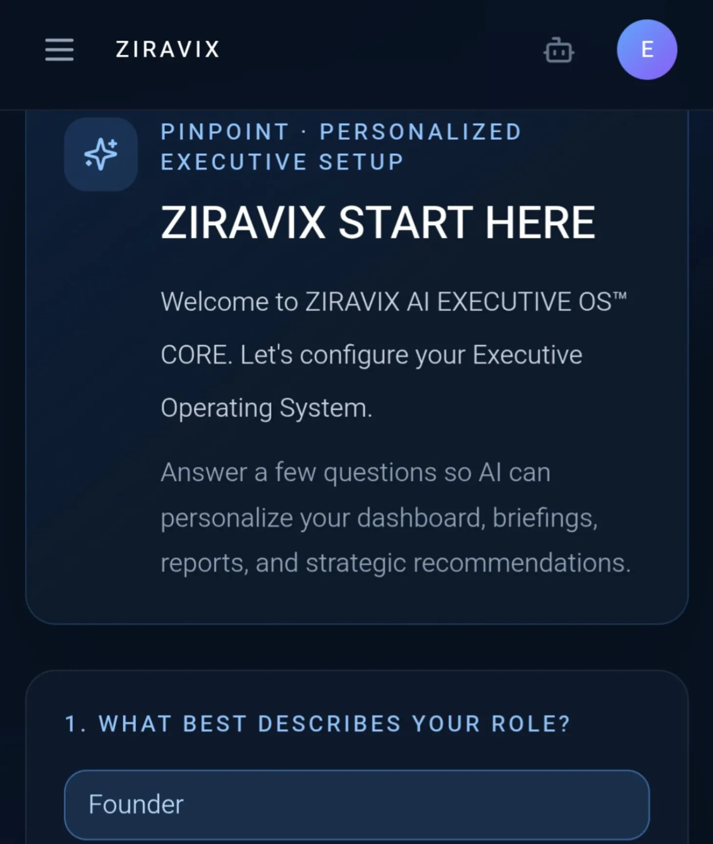 ZIRAVIX AI EXECUTIVE OS™ gallery image