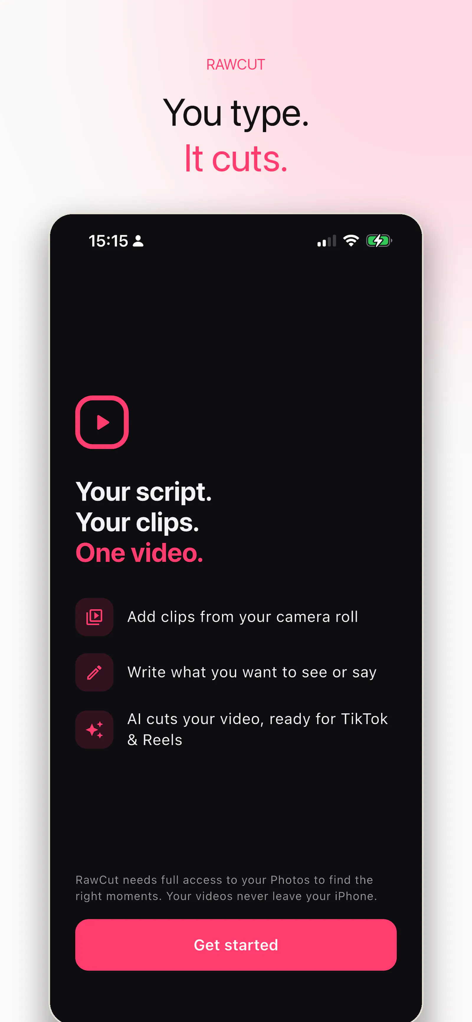 RawCut: AI Video Maker screenshot 2