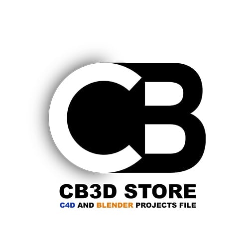 60 C4D & RS Project Files download  - Product Hunt launch logo