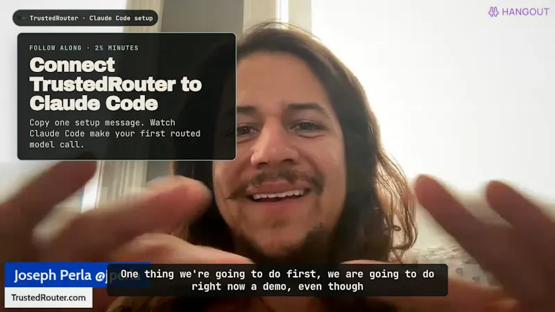 TrustedRouter screenshot 1 (video preview)