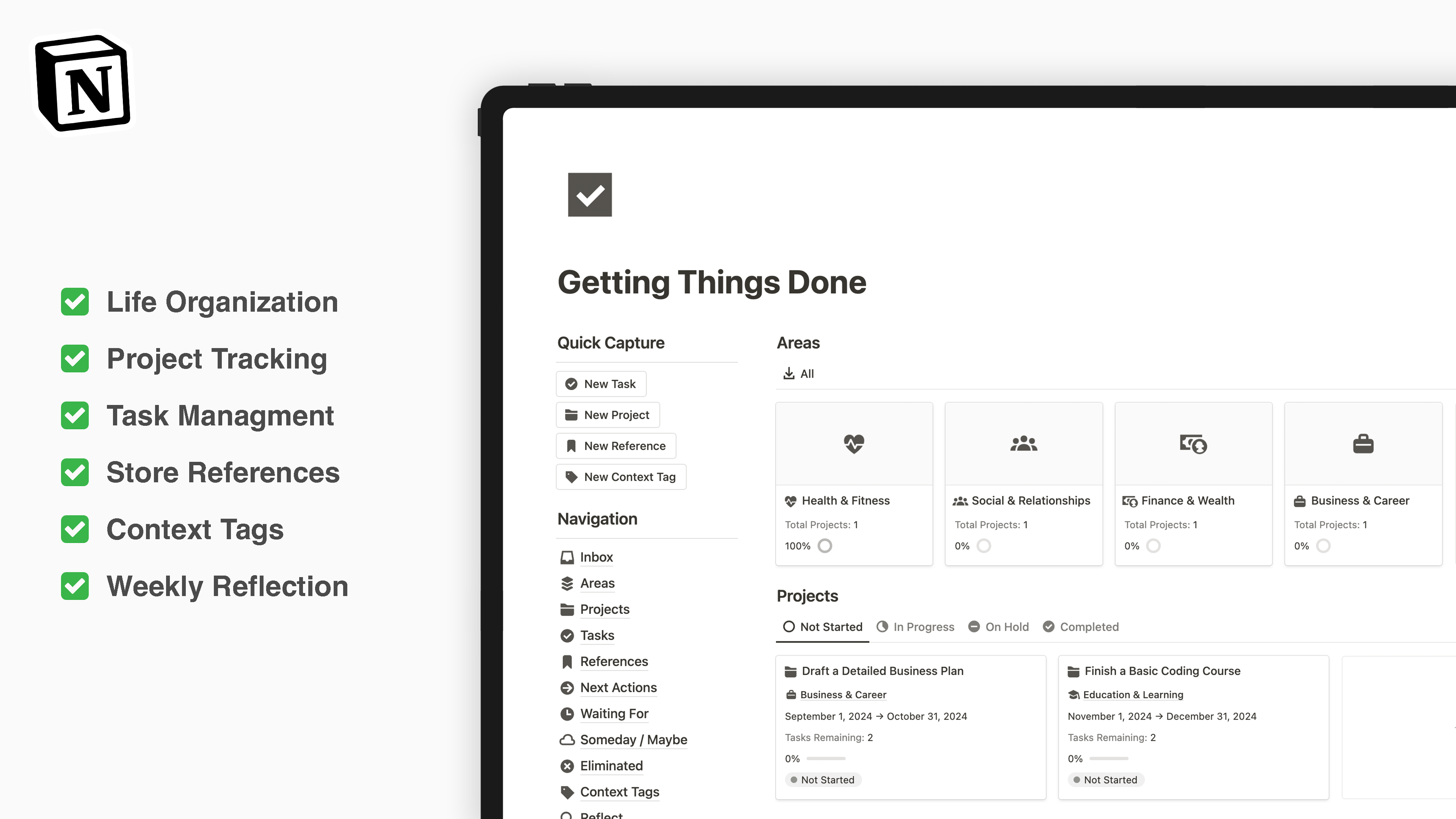 Notion GTD Gösterge Tablosu medya 3