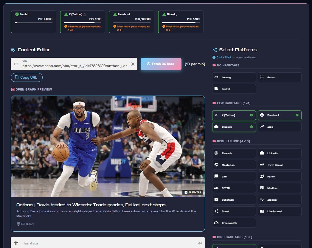 AllTheThings.Dev Social Media Launchpad gallery image