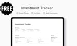 Notion Investment Tracker image