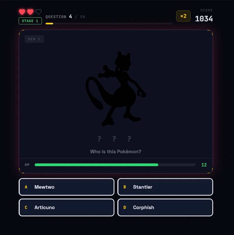 PokéTrivia — Who's That Pokémon? screenshot 7