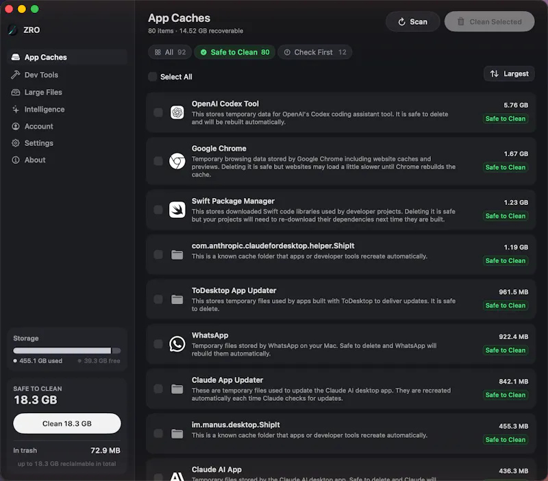 ZRO screenshot 1