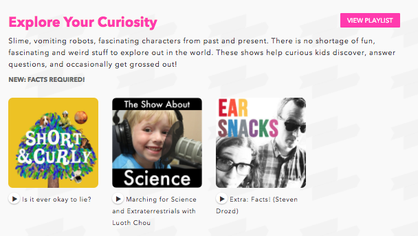 Kids Listen Podcast Web-App gallery image