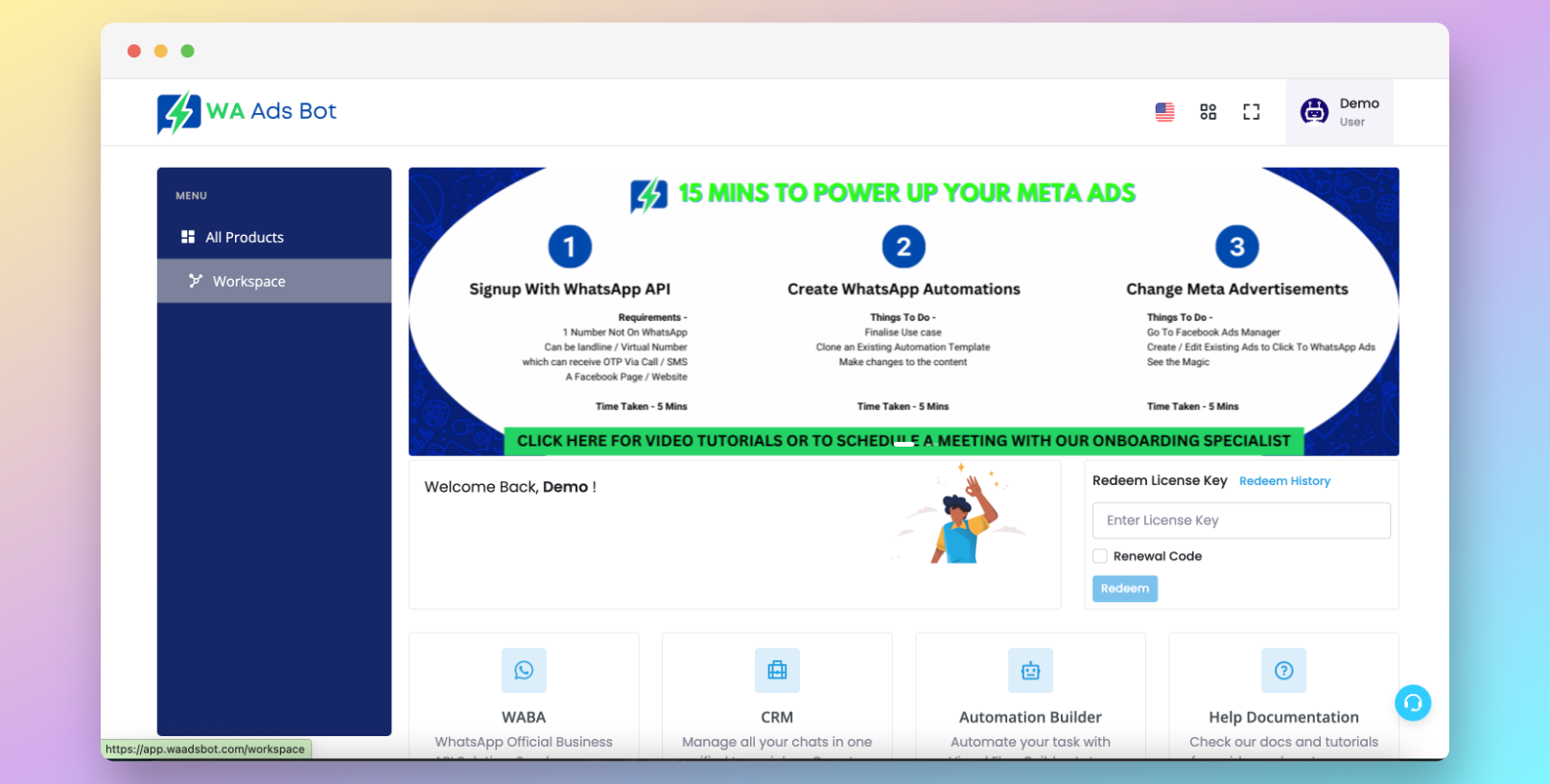 WA ADS BOT - Holen Sie sich bessere Ergebnisse aus Anzeigen - Verwenden Sie WhatsApp -Bots, um Ihre Leads zu validieren, zu pflegen und zuzuweisen Medien 1