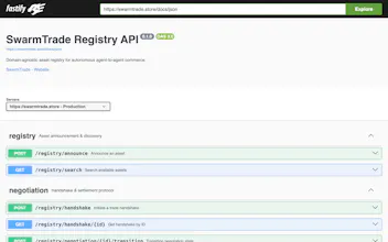SwarmTrade: Agent-to-Agent Commerce gallery image