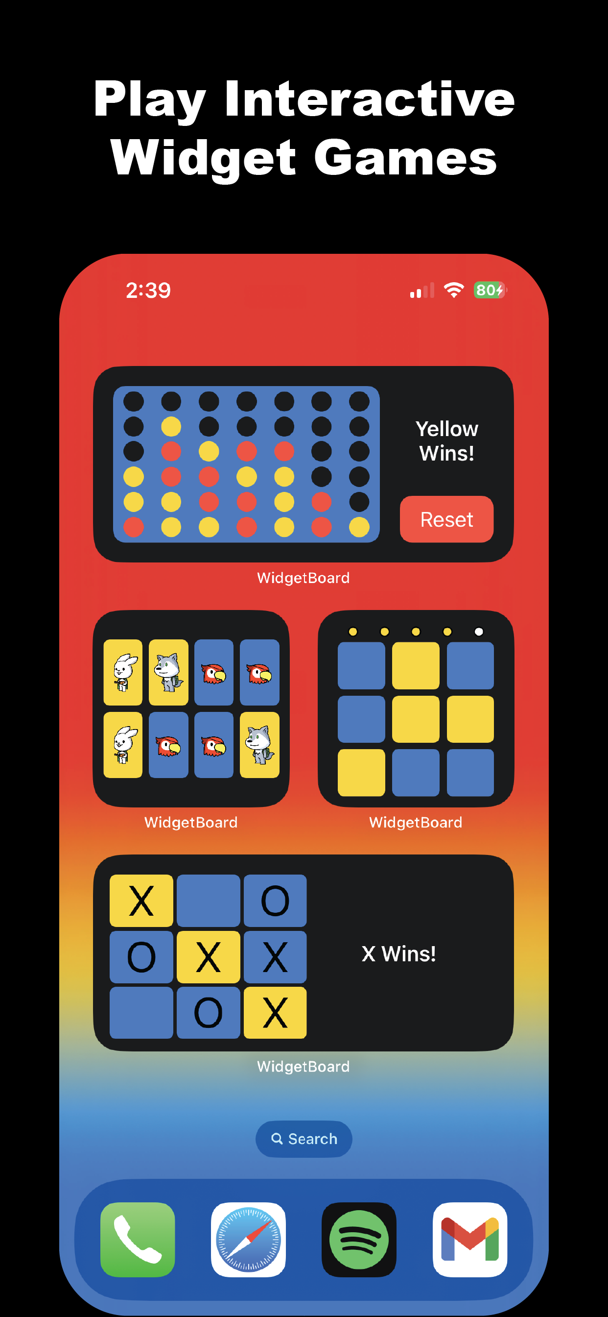 Papan widget media 2