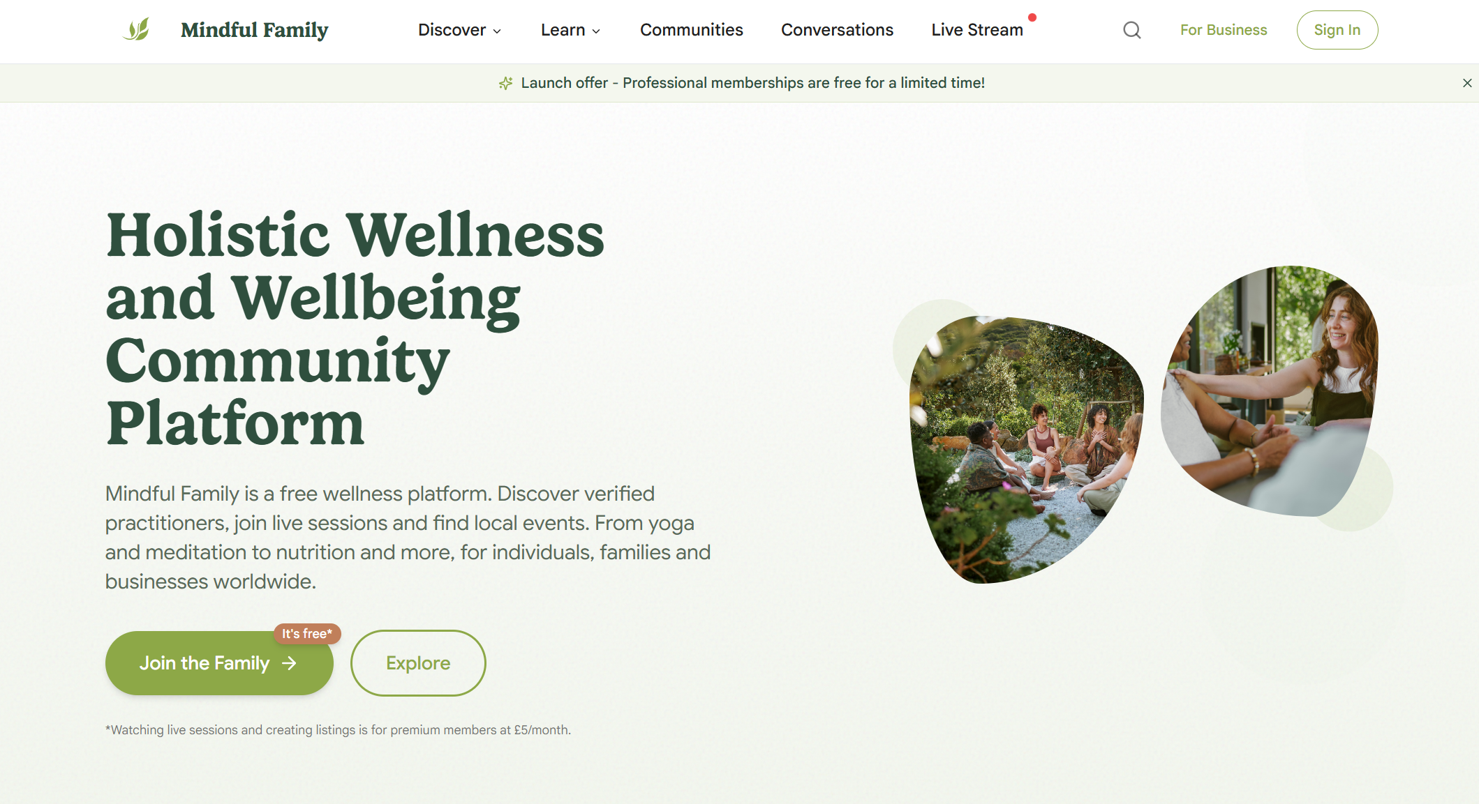 Mindful Family - Main product screenshot demonstrating key features and user interface