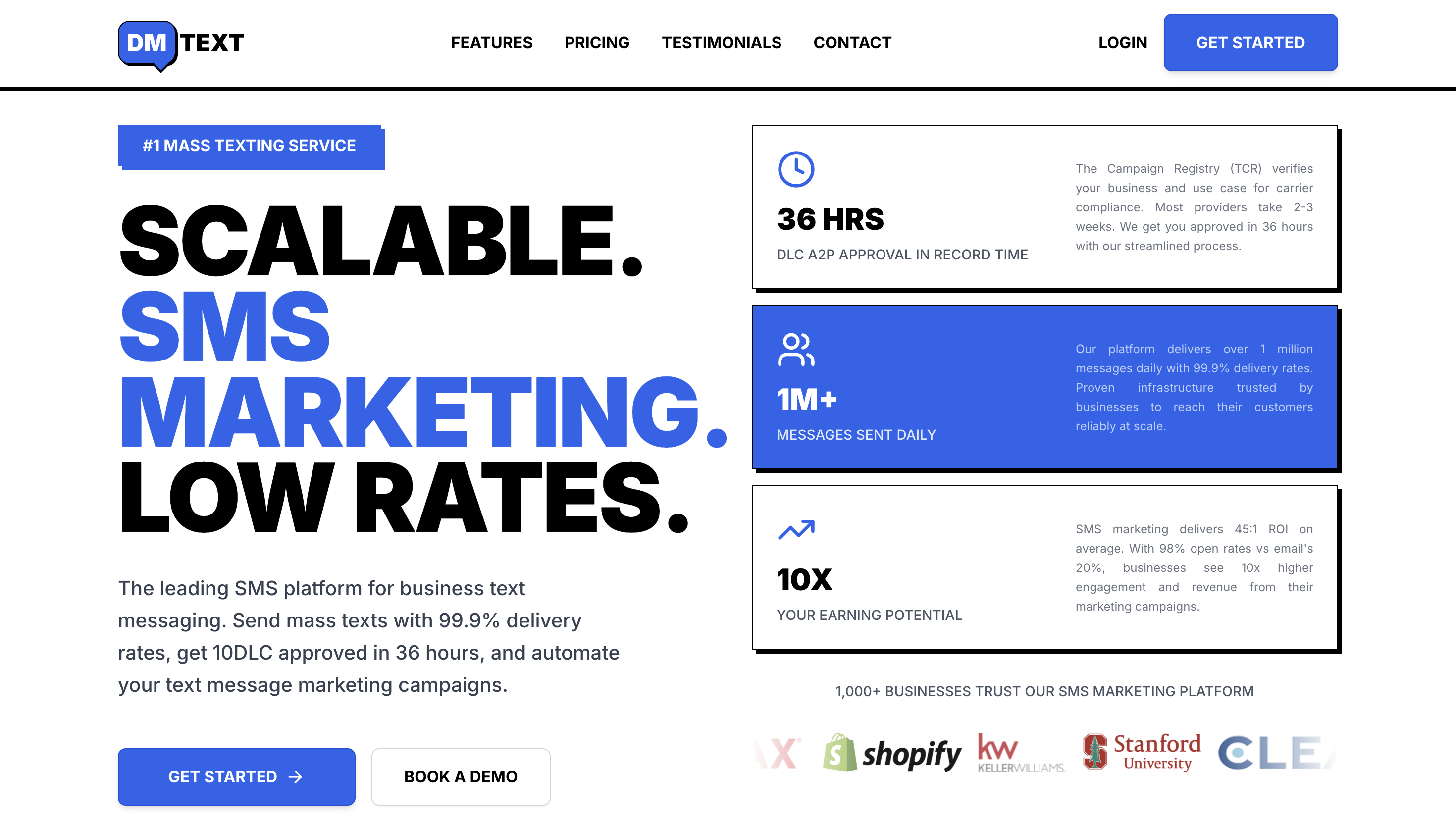 DMText - Main product screenshot demonstrating key features and user interface