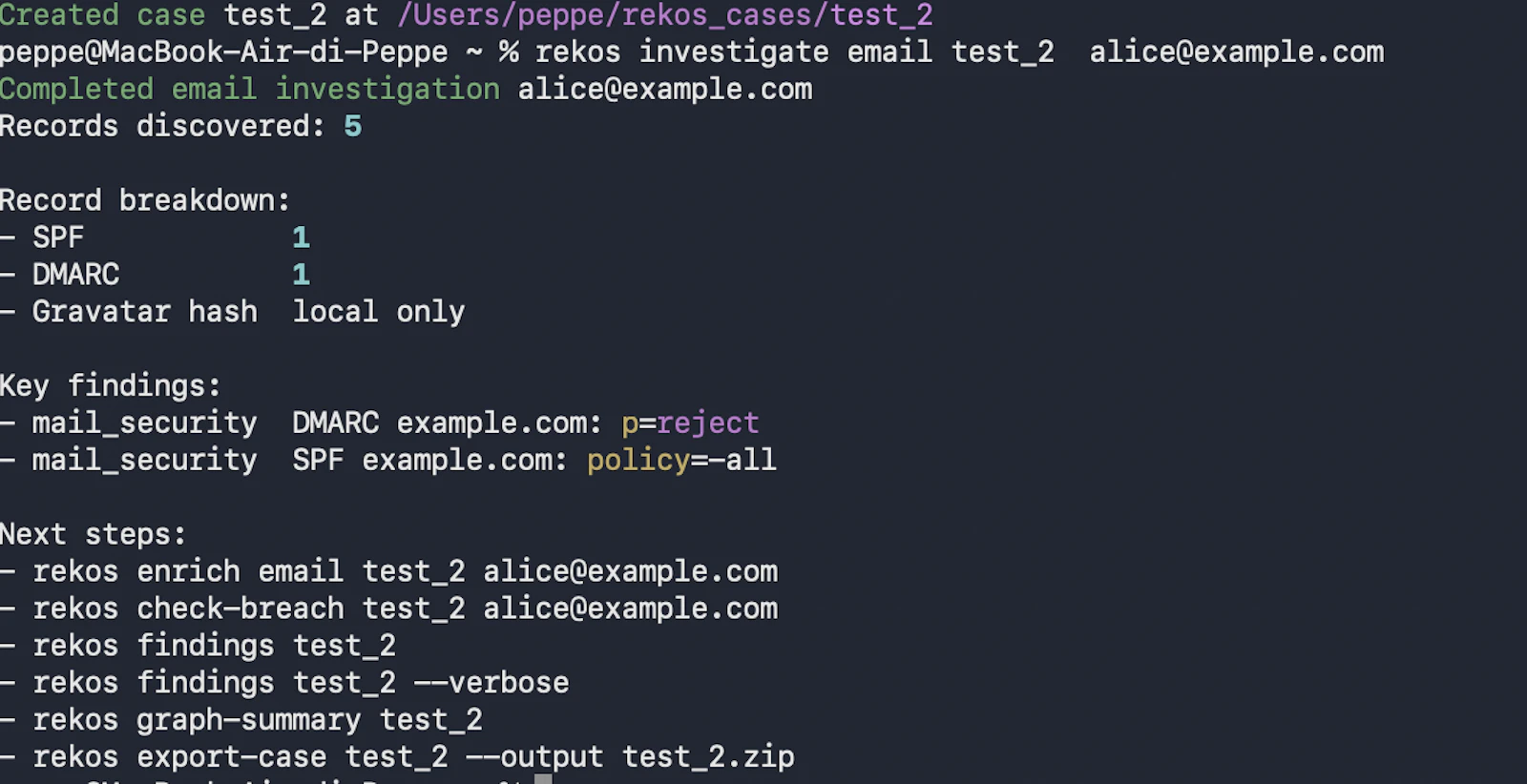 Rekos screenshot 1