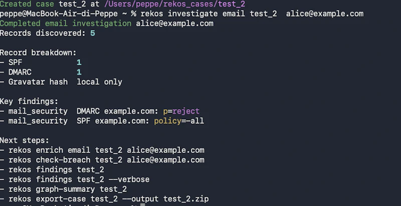 Rekos screenshot 1