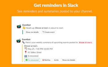 Eventbot Calendar for Slack gallery image