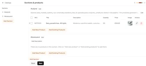 Pricelist gallery image