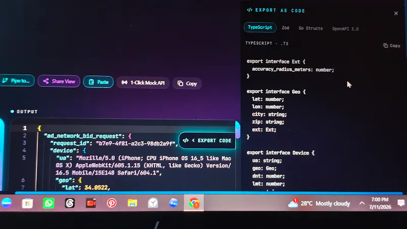 JSONFORGE screenshot 3