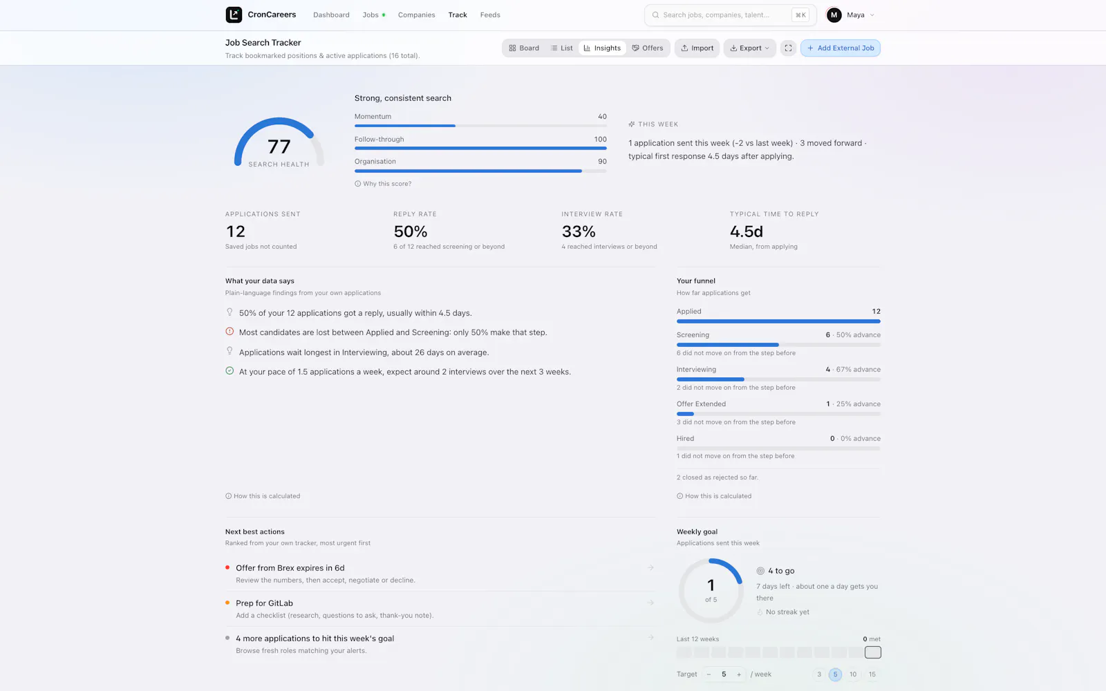 Cron Careers  screenshot 6