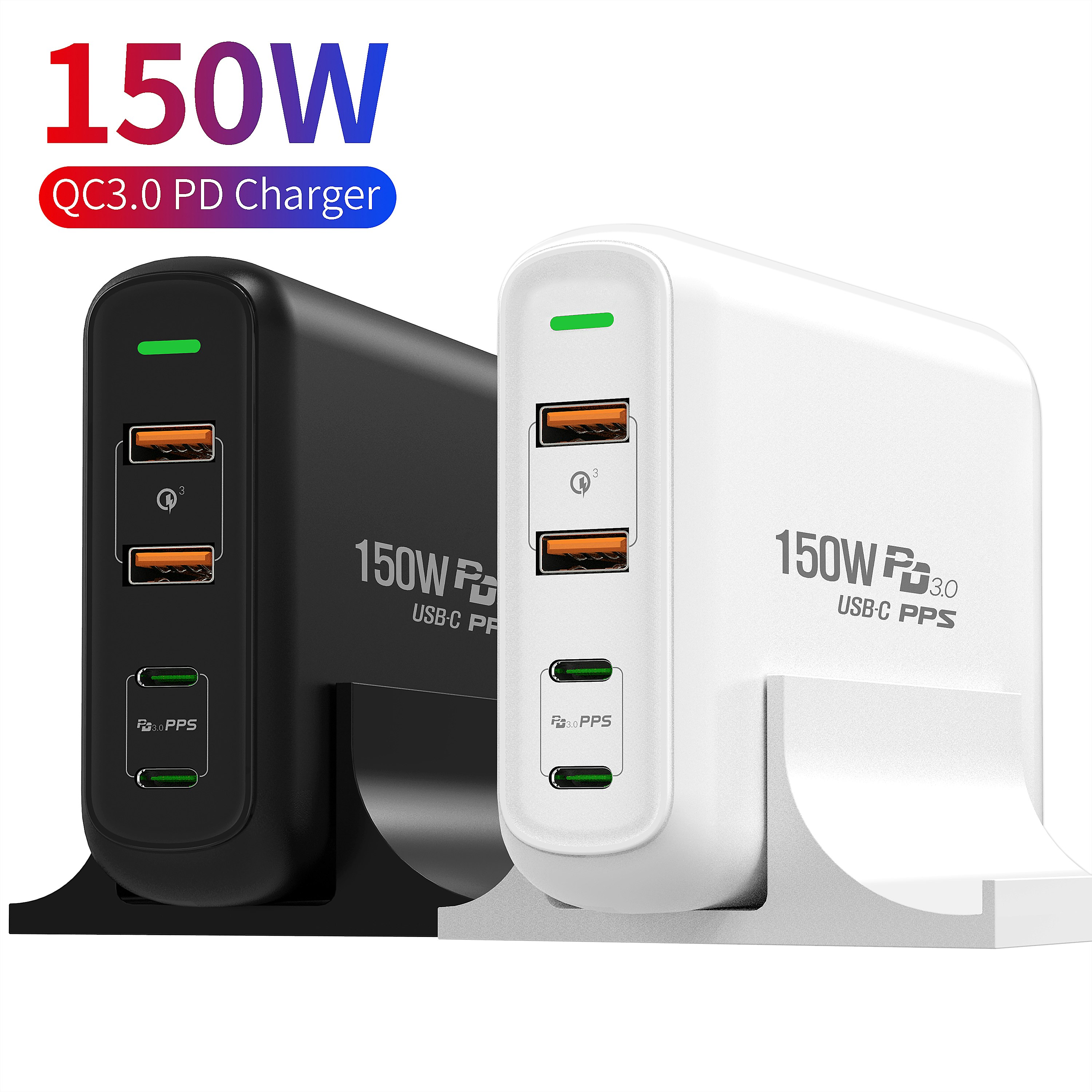 150W PD PPS 4 Ports USB Charger station