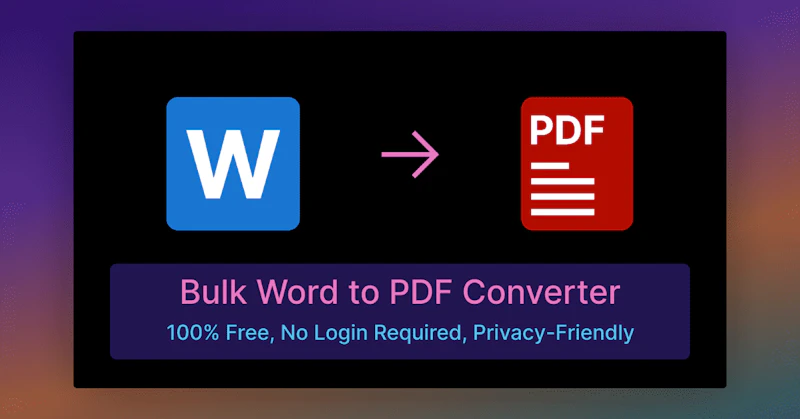 Bulk Word to PDF Converter screenshot 1