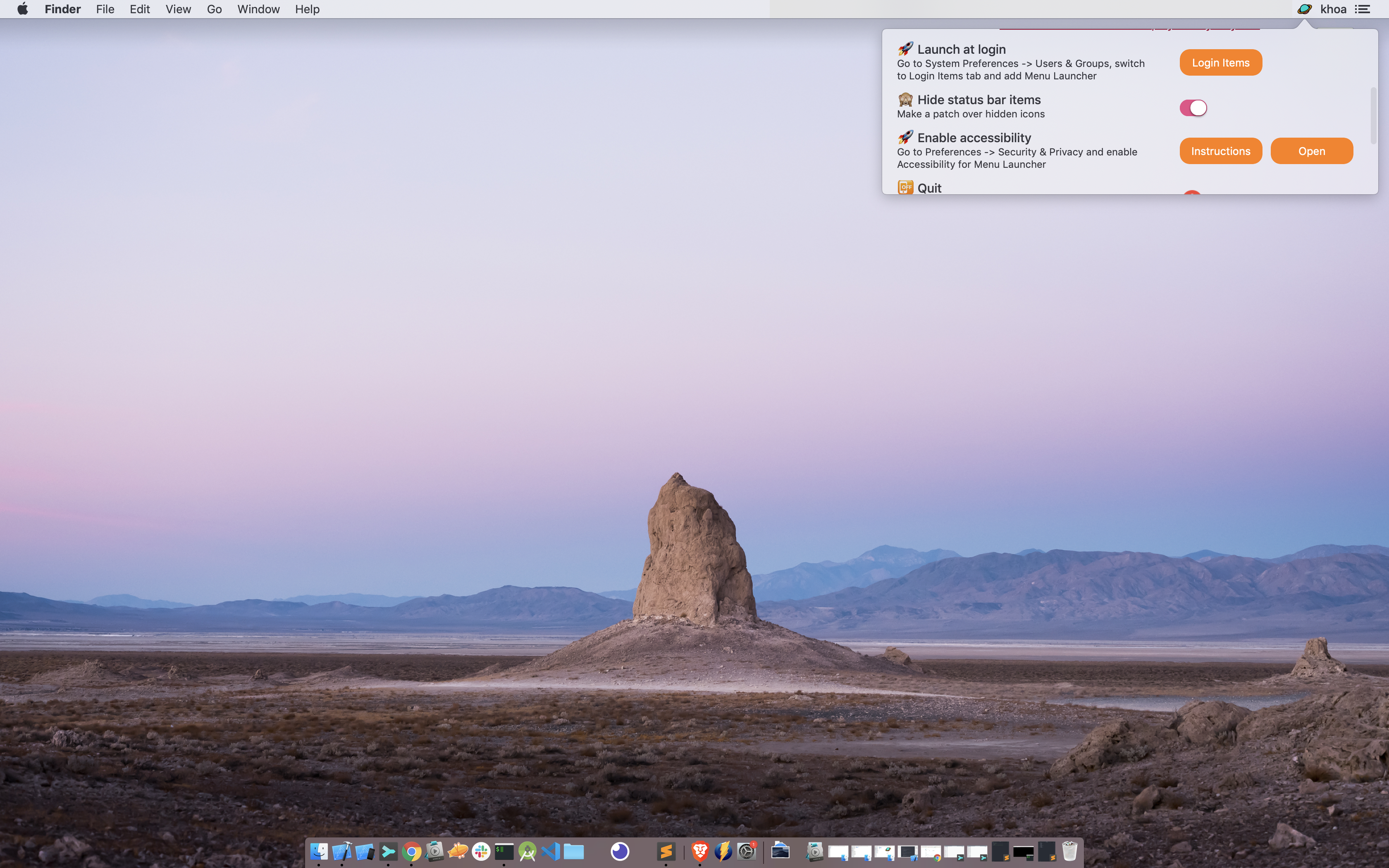 Menu Launcher gallery image