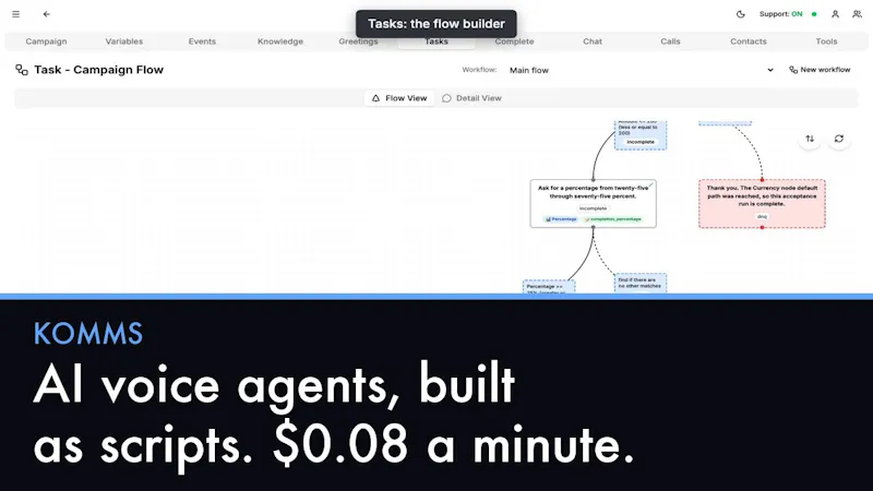 Komms screenshot 1 (video preview)