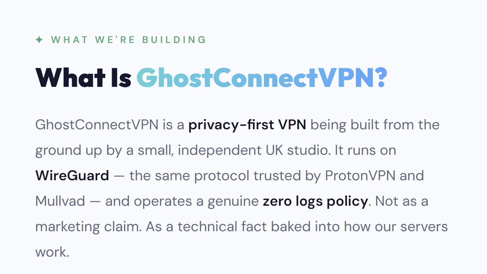 Ghost Connect VPN screenshot 2