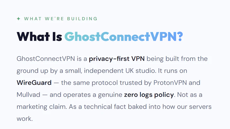 Ghost Connect VPN screenshot 2